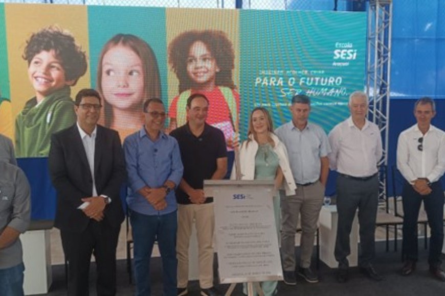 FIEMG inaugura escola do SESI em Araçuaí e lança pedra fundamental de nova unidade em Salinas